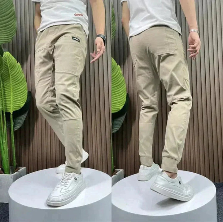Men's Relaxed Pants | Easy Fit | Lightweight | Spring - Beige