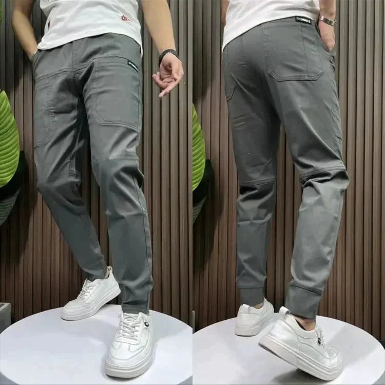 Men's Relaxed Pants | Easy Fit | Lightweight | Spring - Gray