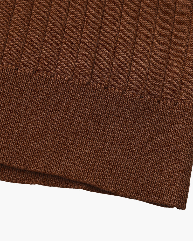 Men's Ribbed Polo Shirt | Structured | Summer