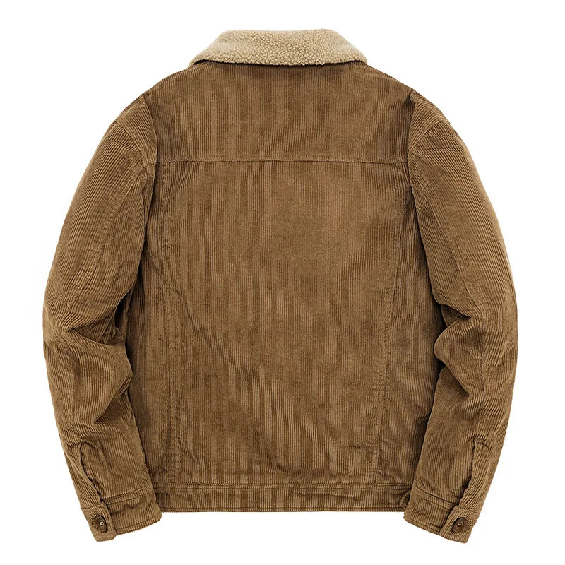 Men's Sherpa-Lined Jacket | Vintage Suede | Winter