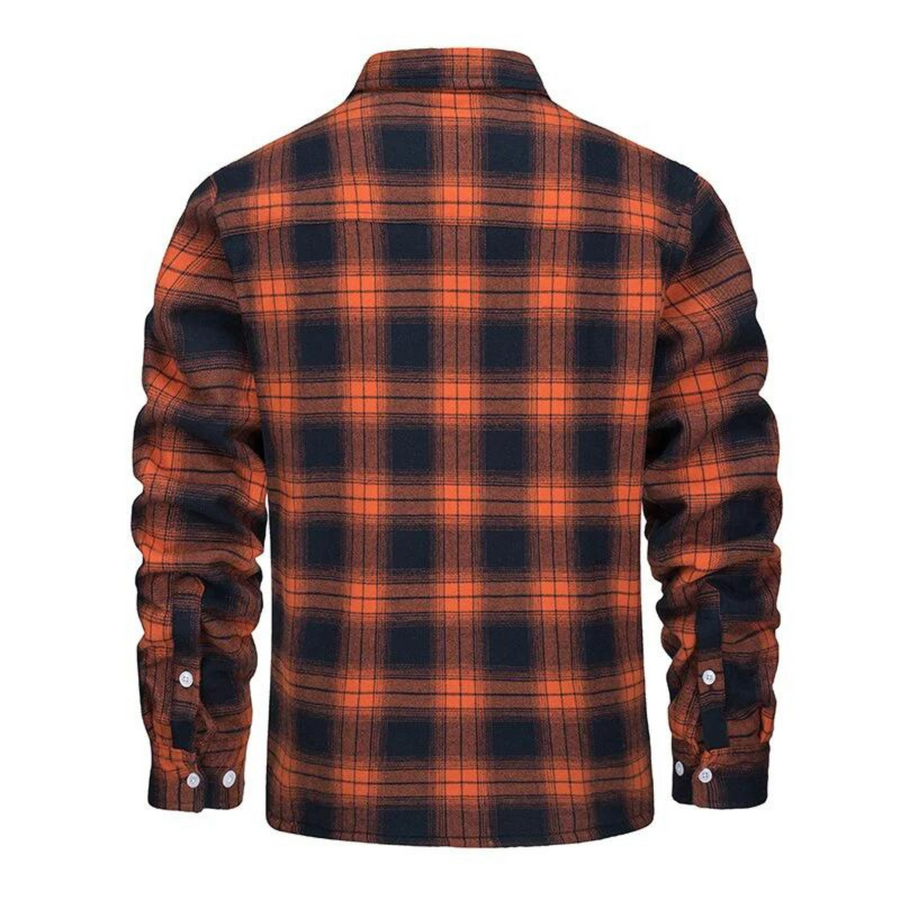 Men's Shirt Jacket | Button-Down | Fleece Lined | Autumn