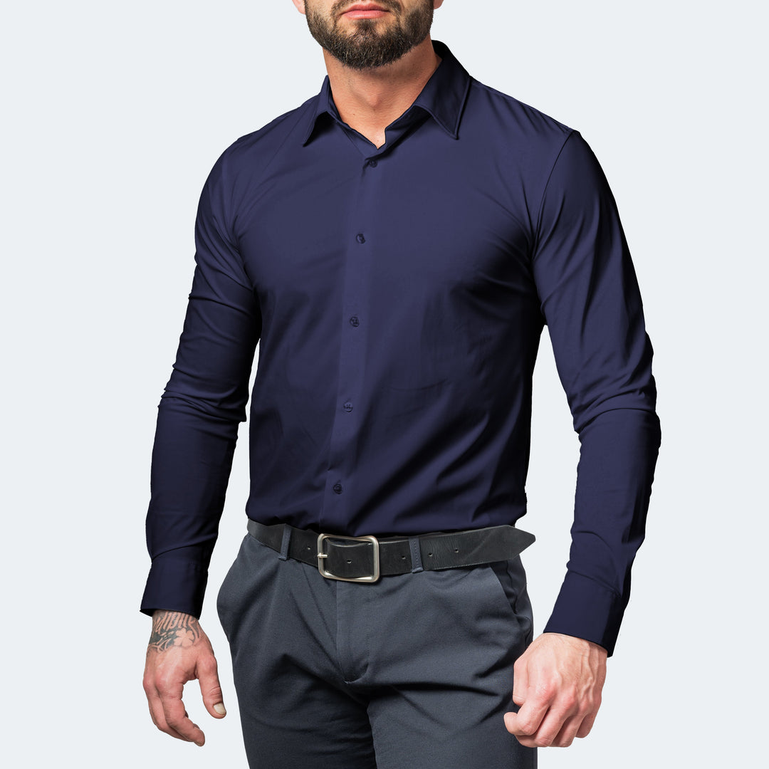 Men's Shirt | Long Sleeve | Stretch | Spring