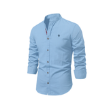 Men's Shirt | Slim Fit | Button-Down Collar | Spring - Pale Blue