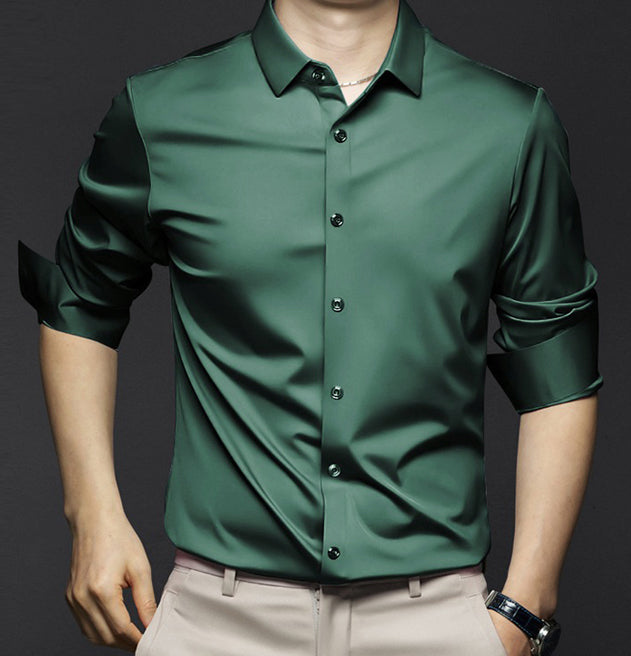 Men's Shirt | Tailored | Long Sleeve | Spring - Green