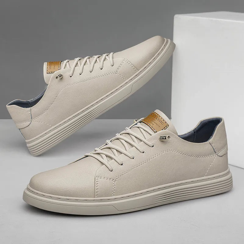 Men's Shoes | Casual Lace-Up | Lightweight | Summer - White