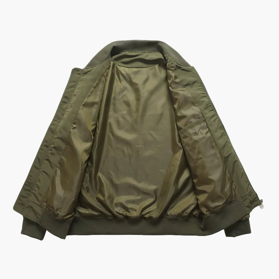 Men's Short Bomber | Sleeve Pocket | Winter