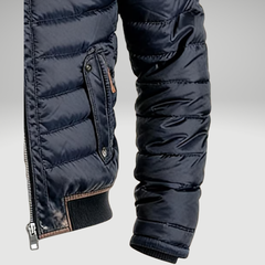 Men's Short Winter Jacket - Modern Navy