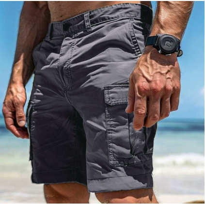 Men's Shorts | Cargo | Pockets | Summer - Gray