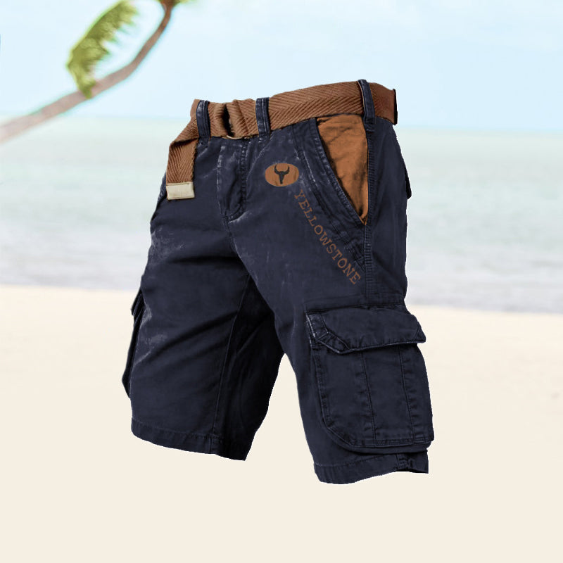 Men's Shorts | Cargo Relaxed Fit | Knee-Length | Summer - Navy