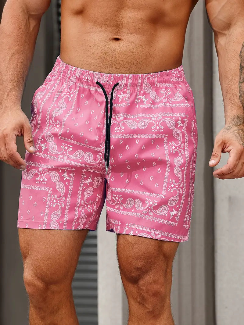Men's Shorts | Retro | Relaxed Fit | Summer - Rose