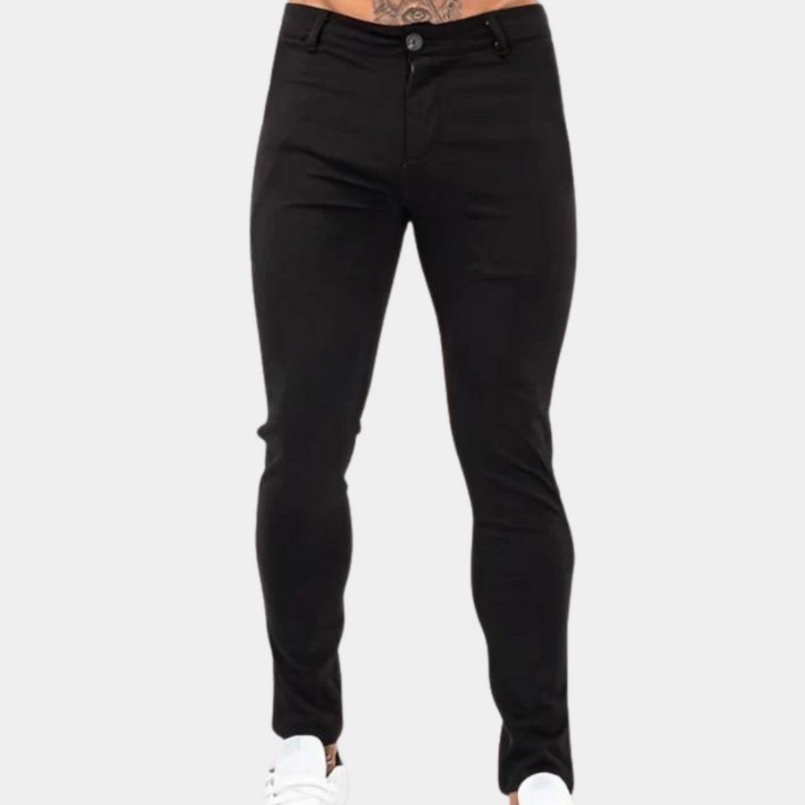 Men's Skinny Fit Jeans | Stretch Denim | Black | Winter