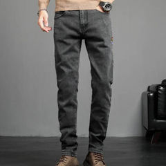 Men's Slim Fit Jeans | Washed | Authentic | Autumn - Black