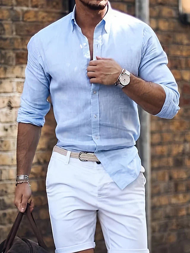 Men's Slim-Fit Shirt | Long Sleeve | Winter