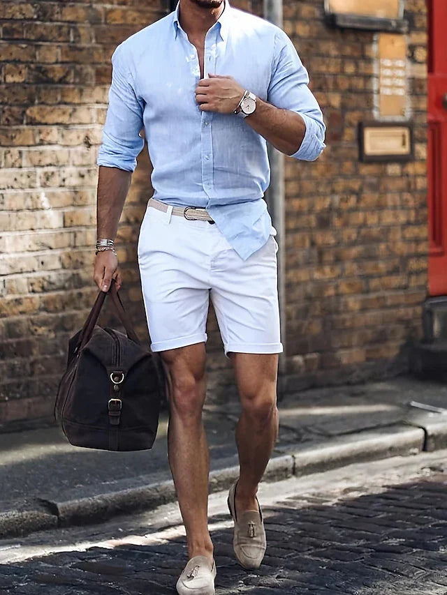 Men's Slim-Fit Shirt | Long Sleeve | Winter