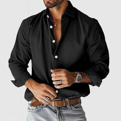 Men's Slim Fit Shirt | Tailored | Autumn - Black