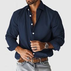 Men's Slim Fit Shirt | Tailored | Autumn - Navy