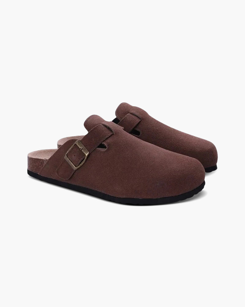 Men's Slip-On Clog | Comfortable Fit | Autumn - Burgundy