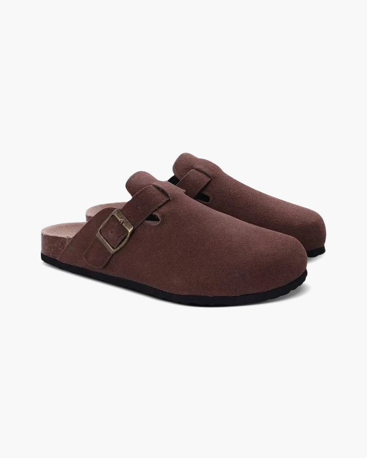 Men's Slip-On Clog | Comfortable Fit | Autumn - Burgundy