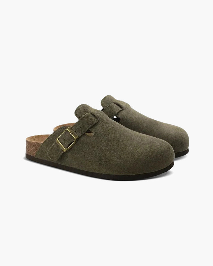 Men's Slip-On Clog | Comfortable Fit | Autumn - Green