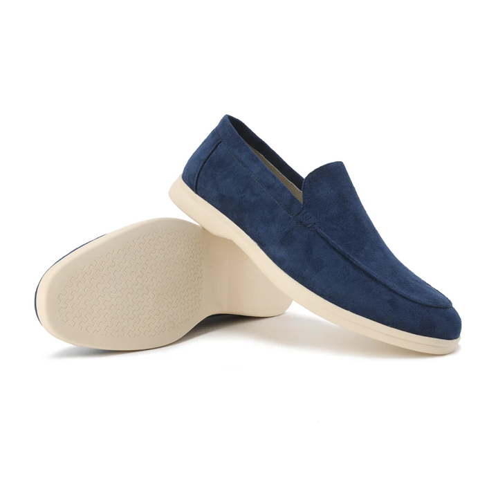 Men's Slip-On Loafer | Elegant | Minimalist | Autumn - Black Navy