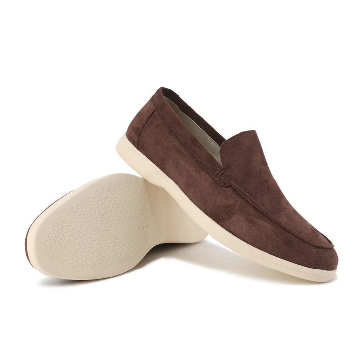 Men's Slip-On Loafer | Elegant | Minimalist | Autumn - Brown
