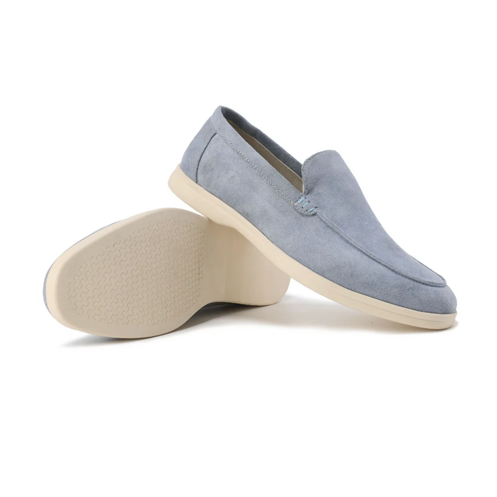 Men's Slip-On Loafer | Elegant | Minimalist | Autumn - Light Blue