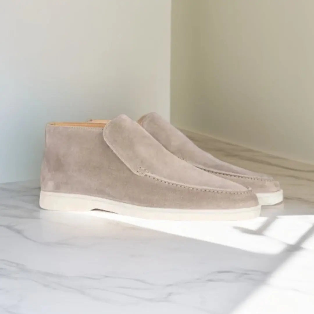 Men's Slip-On Loafers | Casual | Comfortable | Autumn - Beige