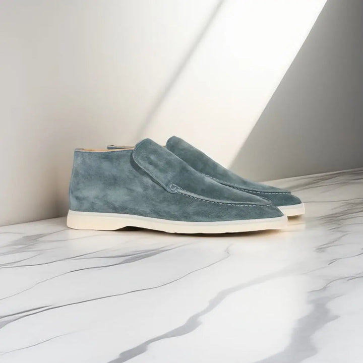 Men's Slip-On Loafers | Casual | Comfortable | Autumn - Blue Gray
