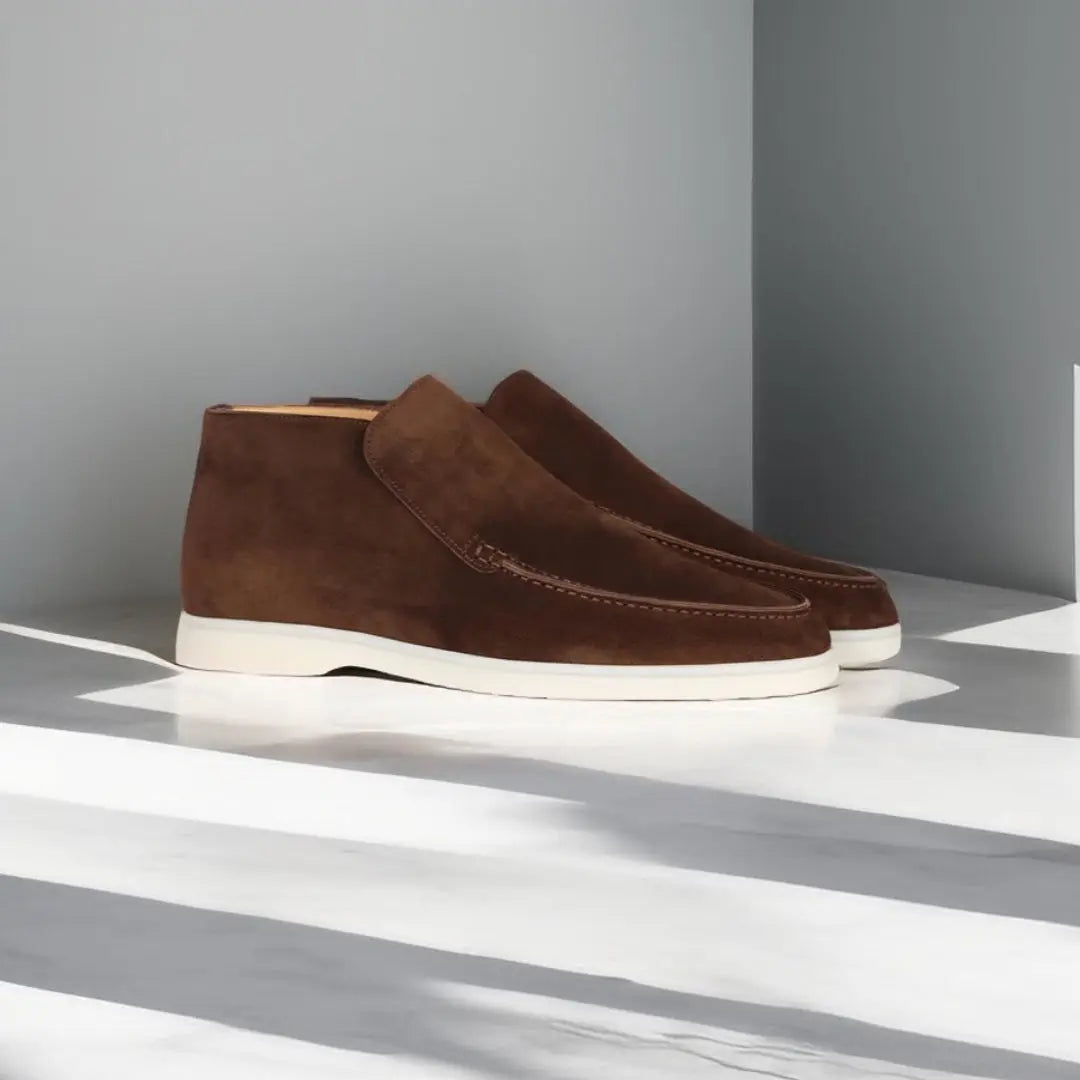 Men's Slip-On Loafers | Casual | Comfortable | Autumn - Brown