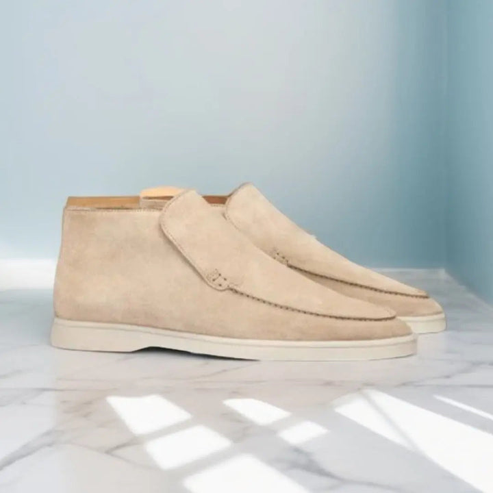 Men's Slip-On Loafers | Casual | Comfortable | Autumn - Nude