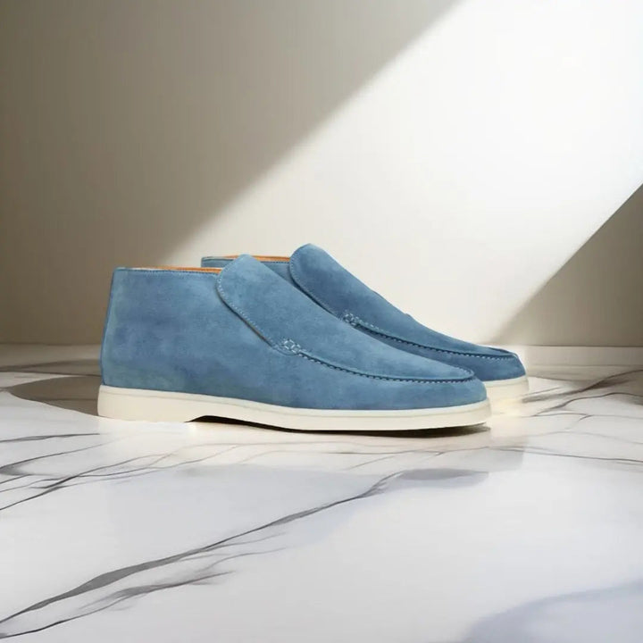 Men's Slip-On Loafers | Casual | Comfortable | Autumn - Ocean Blue