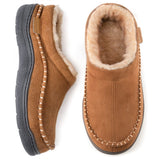 Men's Slippers Comfort Loafer - Cozy Indoor Shoe | Winter - Brown