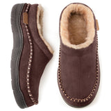 Men's Slippers Comfort Loafer - Cozy Indoor Shoe | Winter - Coffee