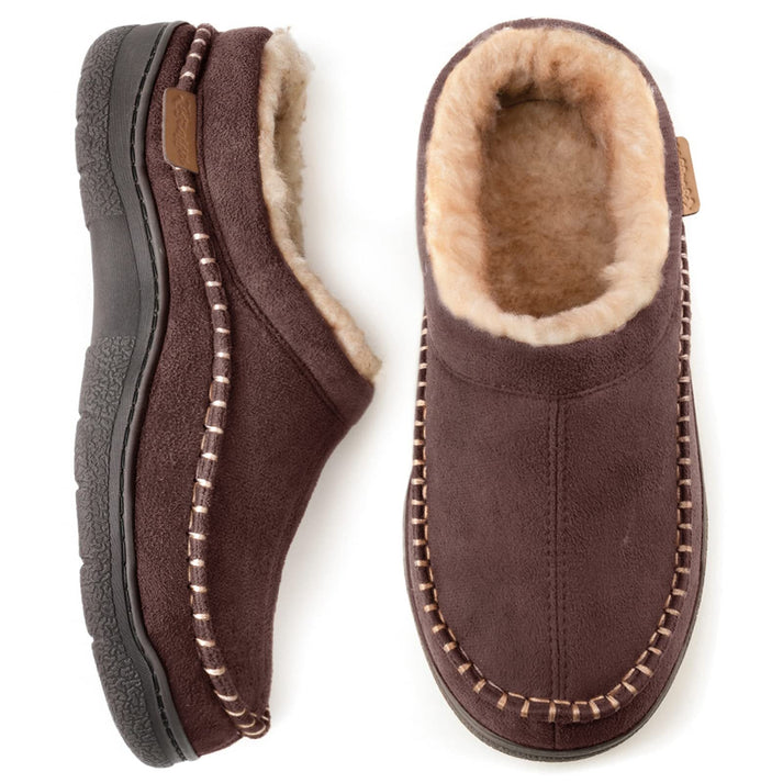 Men's Slippers Comfort Loafer - Cozy Indoor Shoe | Winter - Coffee