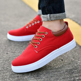 Men's Sneakers | Casual | Lace-Up | Spring - Red