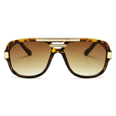 Men's Square Aviator Sunglasses - Gradient UV400 Acetate