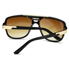 Men's Square Aviator Sunglasses - Gradient UV400 Acetate