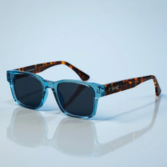 Men's Square Sunglasses Tortoiseshell Acetate UV400 | Summer