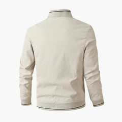 Men's Straight Collar Bomber | Ribbed | Spring
