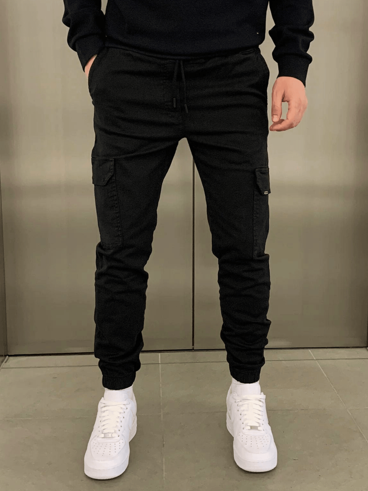 Men's Stylish Jogger Pants | Relaxed Fit | Autumn - Black