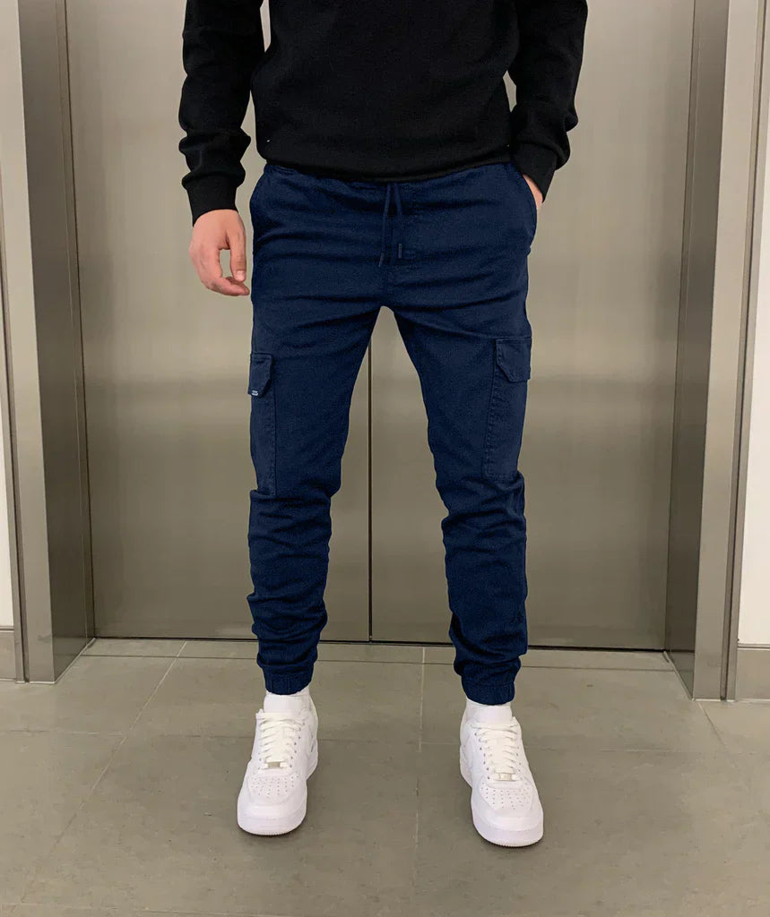 Men's Stylish Jogger Pants | Relaxed Fit | Autumn - Navy