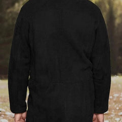 Men's Suede Jacket Waterproof - Three-Quarter Length | Autumn
