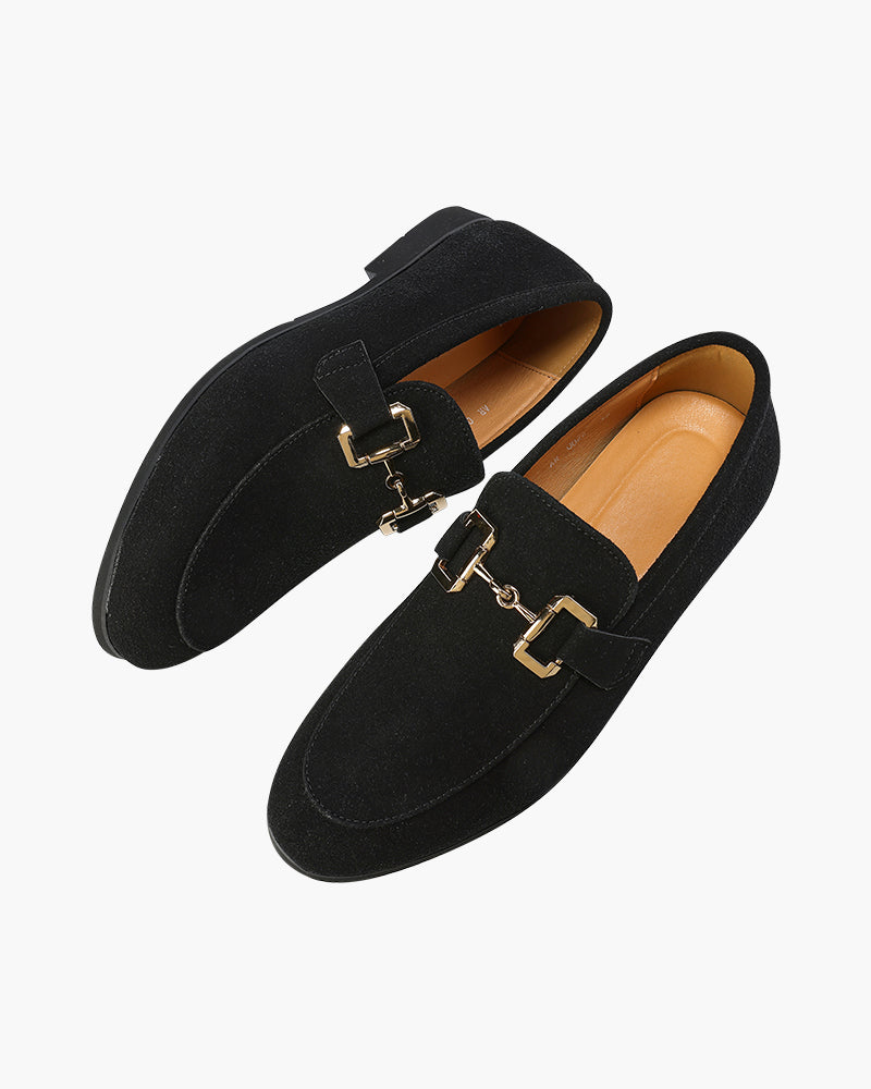 Men's Suede Loafer | Horsebit Detail | Classic | Winter