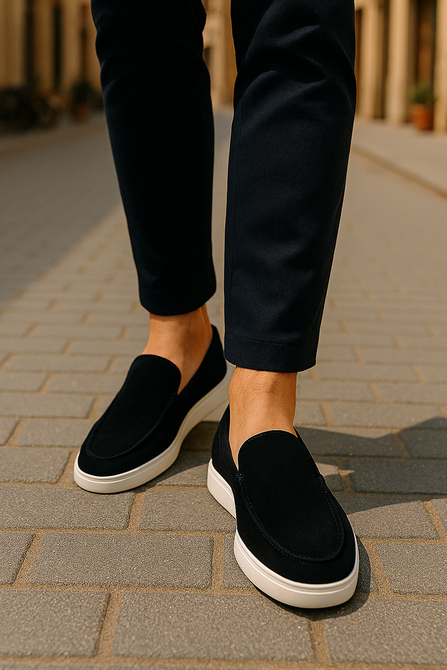 Men's Suede Loafers - Classic Comfort Slip-On | Spring