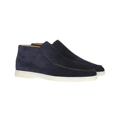 Men's Suede Shoes - Classic Casual Loafer | Autumn - Sea Blue
