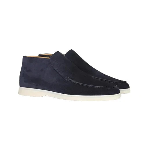 Men's Suede Shoes - Classic Casual Loafer | Autumn - Sea Blue