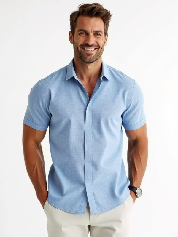 Men's Summer Shirt | Short Sleeve | Relaxed Fit