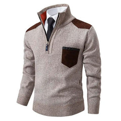 Men's Sweater | Crew Neck | Heavyweight | Winter - Beige