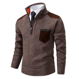Men's Sweater | Crew Neck | Heavyweight | Winter - Brown