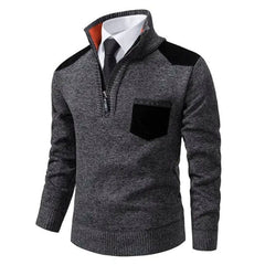 Men's Sweater | Crew Neck | Heavyweight | Winter - Dark Gray